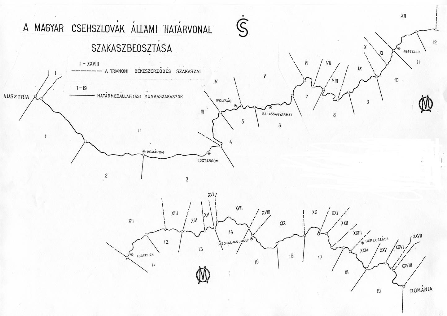Magyar csehszlovák határ